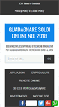 Mobile Screenshot of guadagnaresoldionlineoggi.info